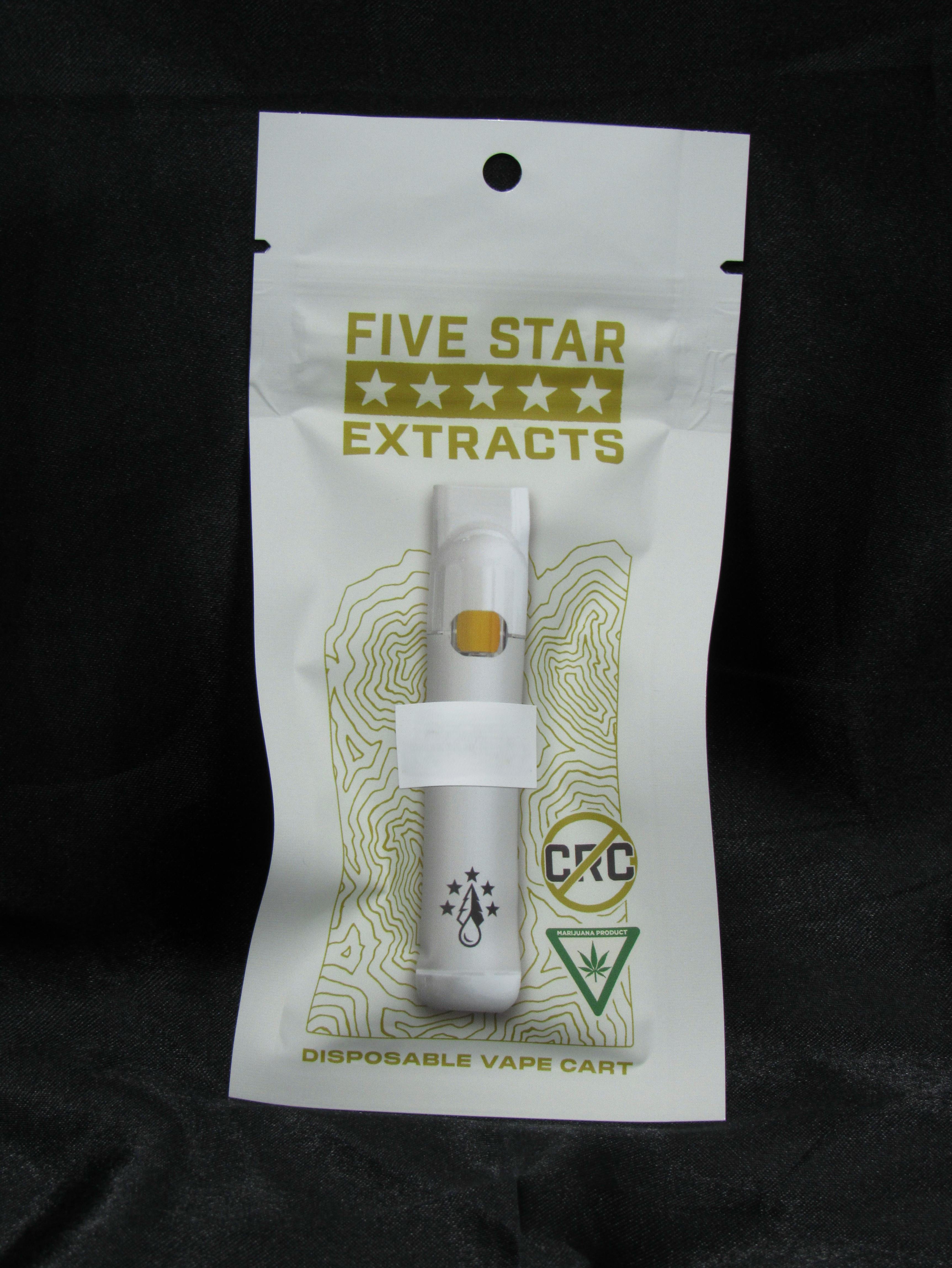 Photograph of product: Cherry Cosmo Nug Run Sugar Sauce Disposable | Five Star Extracts