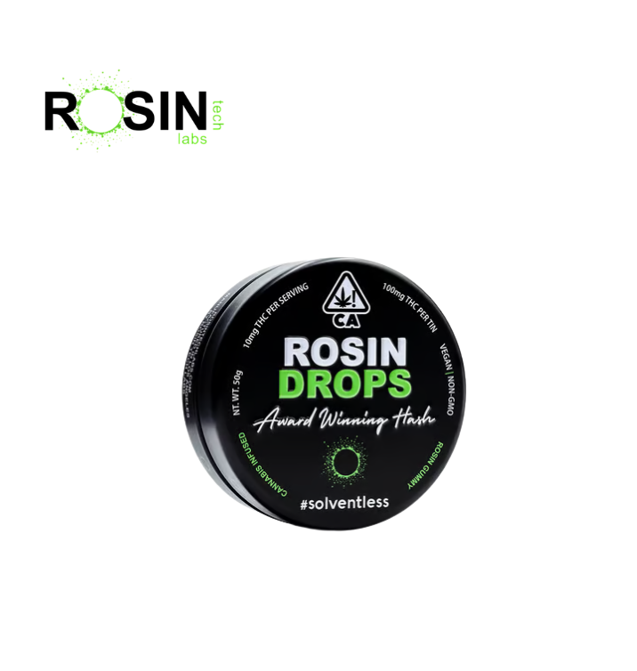 Photograph of product: SWEET PEACHES 100MG ROSIN DROPS