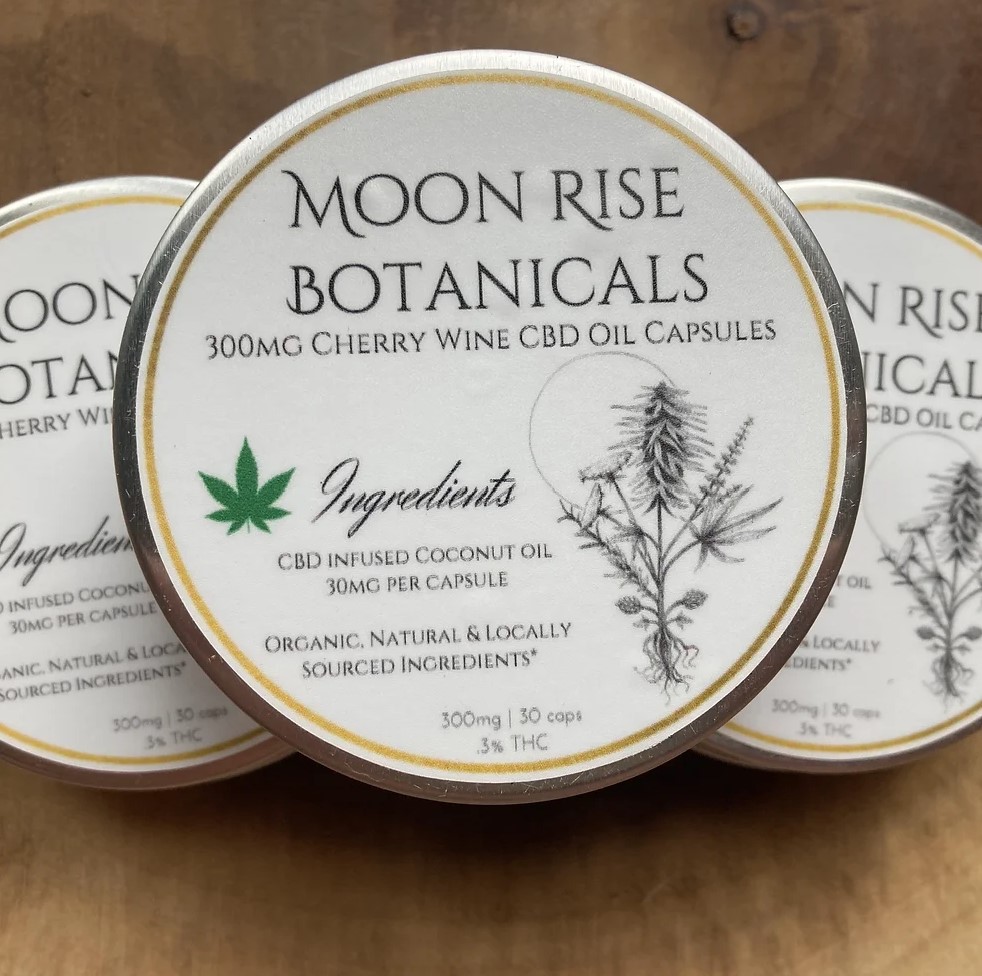 Photograph of Product: Cherrywine CBD | Coconut Oil Capsules