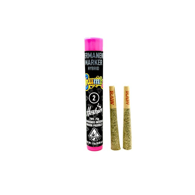 Photograph of product: Crumbz - Permanent Marker 2pk Infused Preroll - 