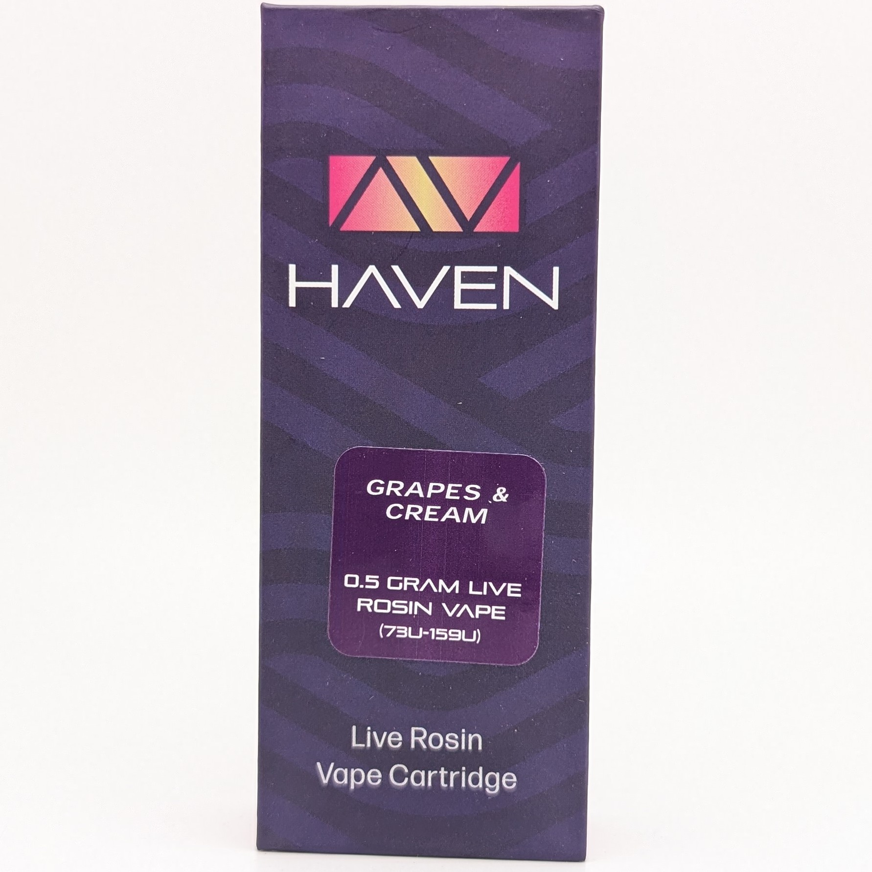 Photograph of product: Grapes 'n Cream .5g Live Rosin Cart
