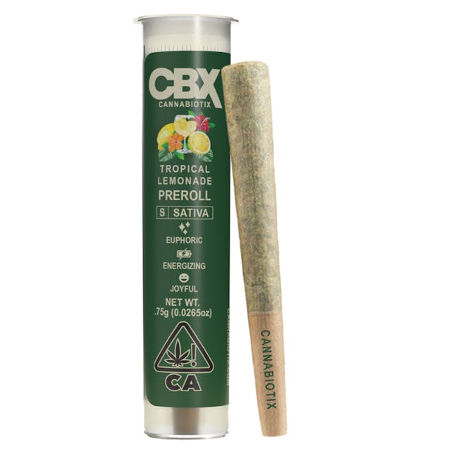 Photograph of product: Tropical Lemonade (S) CBX Preroll - Tropical Lemonade (S)