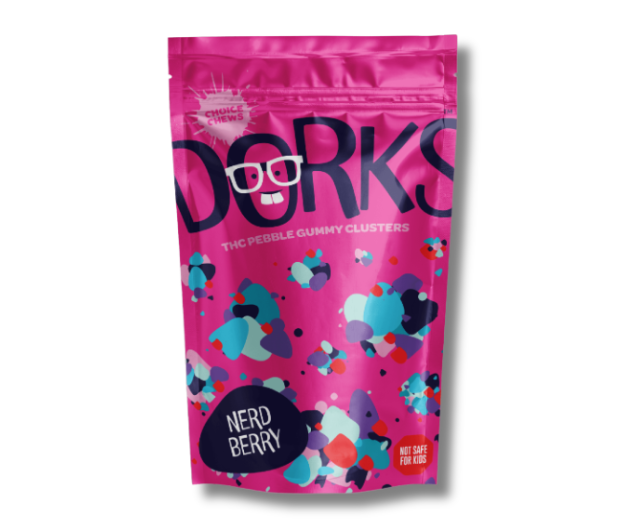 Photograph of product: NERD BERRY | DORKS GUMMIES | 200MG