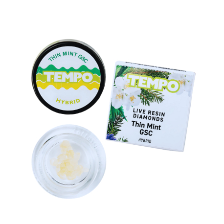 Photograph of product: THIN MINT GSC (H) 1G LIVE RESIN DIAMONDS