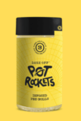 Photograph of product: I Smoke, Therefore (Durban Poison x Sour Diesel) FSHO Infused Pot Rockets ( S ) 3pk