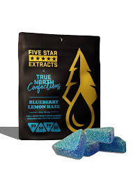 Photograph of product: True North 200mg Gummie | Blueberry Lemon Haze