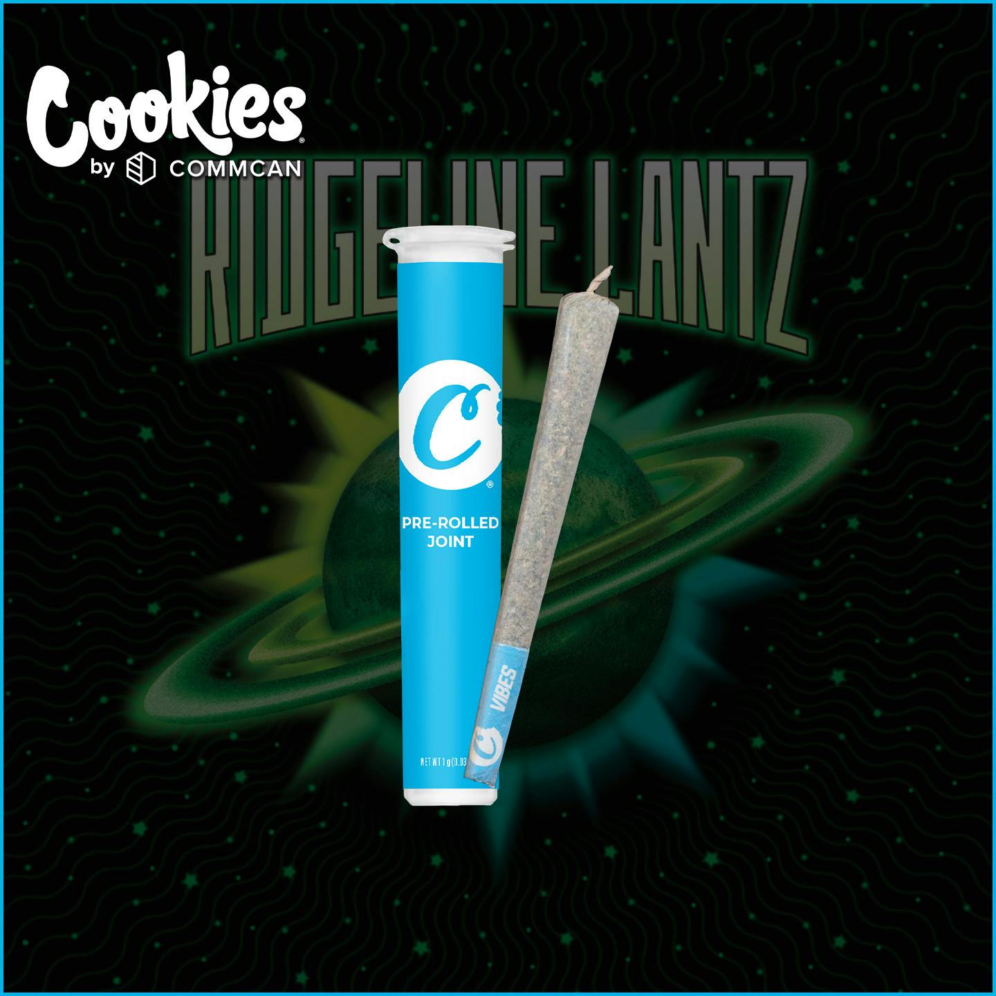 Photograph of product: Ridgeline Lantz (H) 1g Pre-Roll I Cookies by CommCan