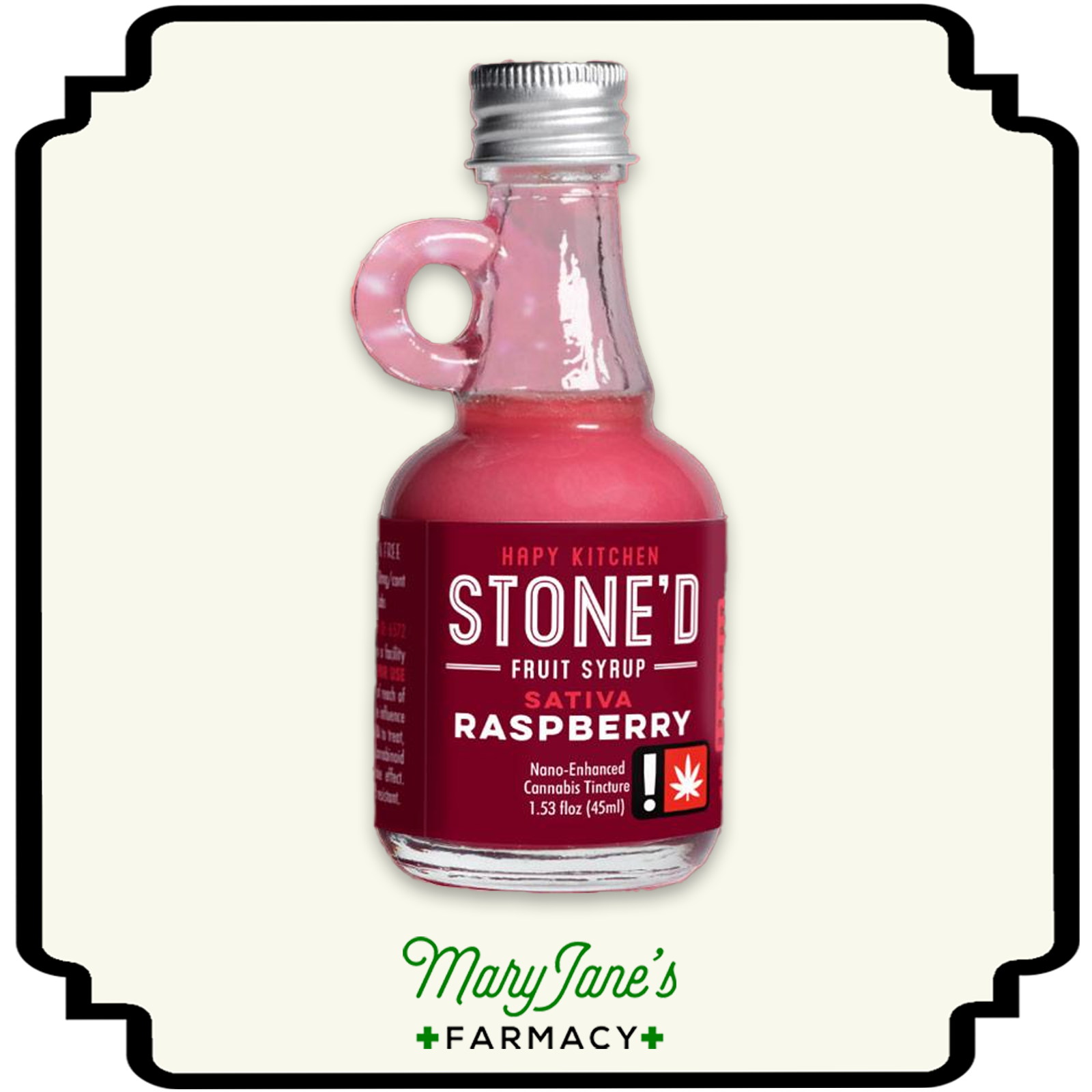 Photograph of product: Raspberry Stone'd Fruit Syrup | 250mg