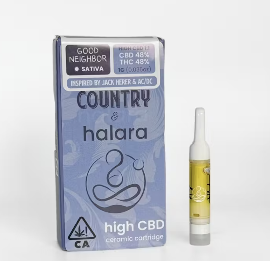 Photograph of Product: Halara x Country High CBD 1g - 1:1 Good Neighbor (S)