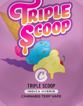 Photograph of product: Distillate Vape - Triple Scoop - Cookies - REC