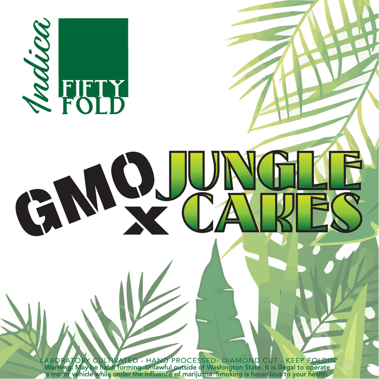 Photograph of product: Fifty Fold - GMO X Jungle Cakes Snickerdoobie .75g