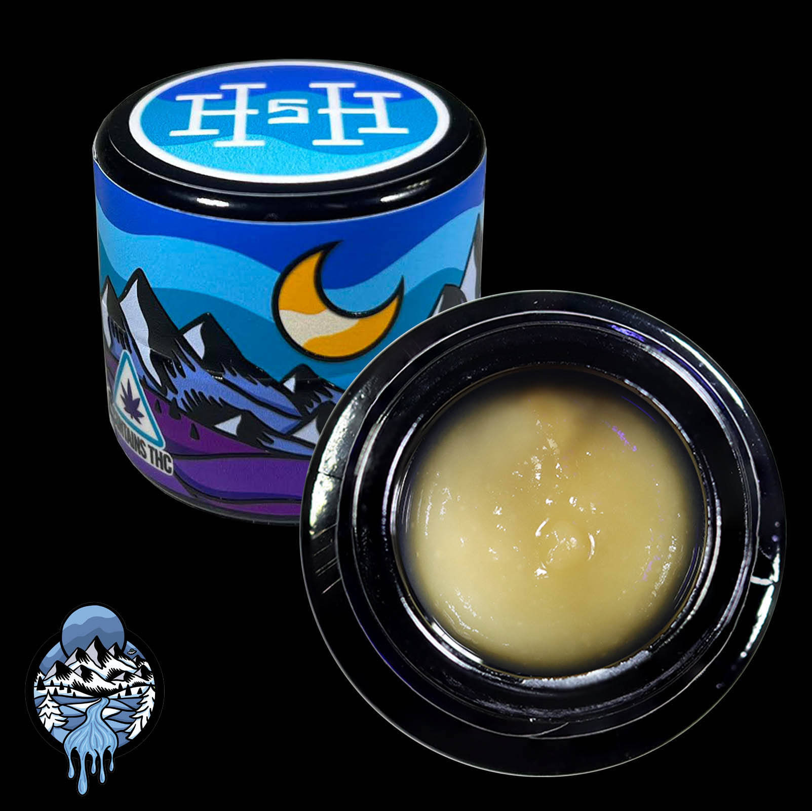 Photograph of product: Selene by Helios Cold Cured au chocolat Rosin The Fizz 1 G
