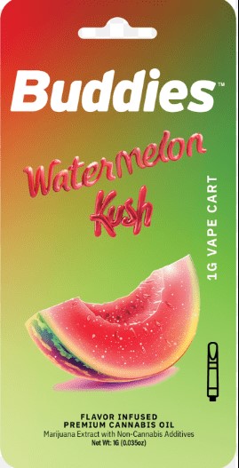 Photograph of product: Flavor Infused Distillate All-in-one | Watermelon Kush | 1g