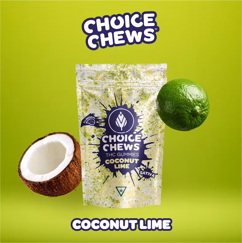 Photograph of product: Coconut Lime (S) 20pc Gummies 100MG