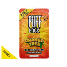 Photograph of product: (SALE) PUFF - Alien OG (Hybrid) 5pk Preroll 2.5g
