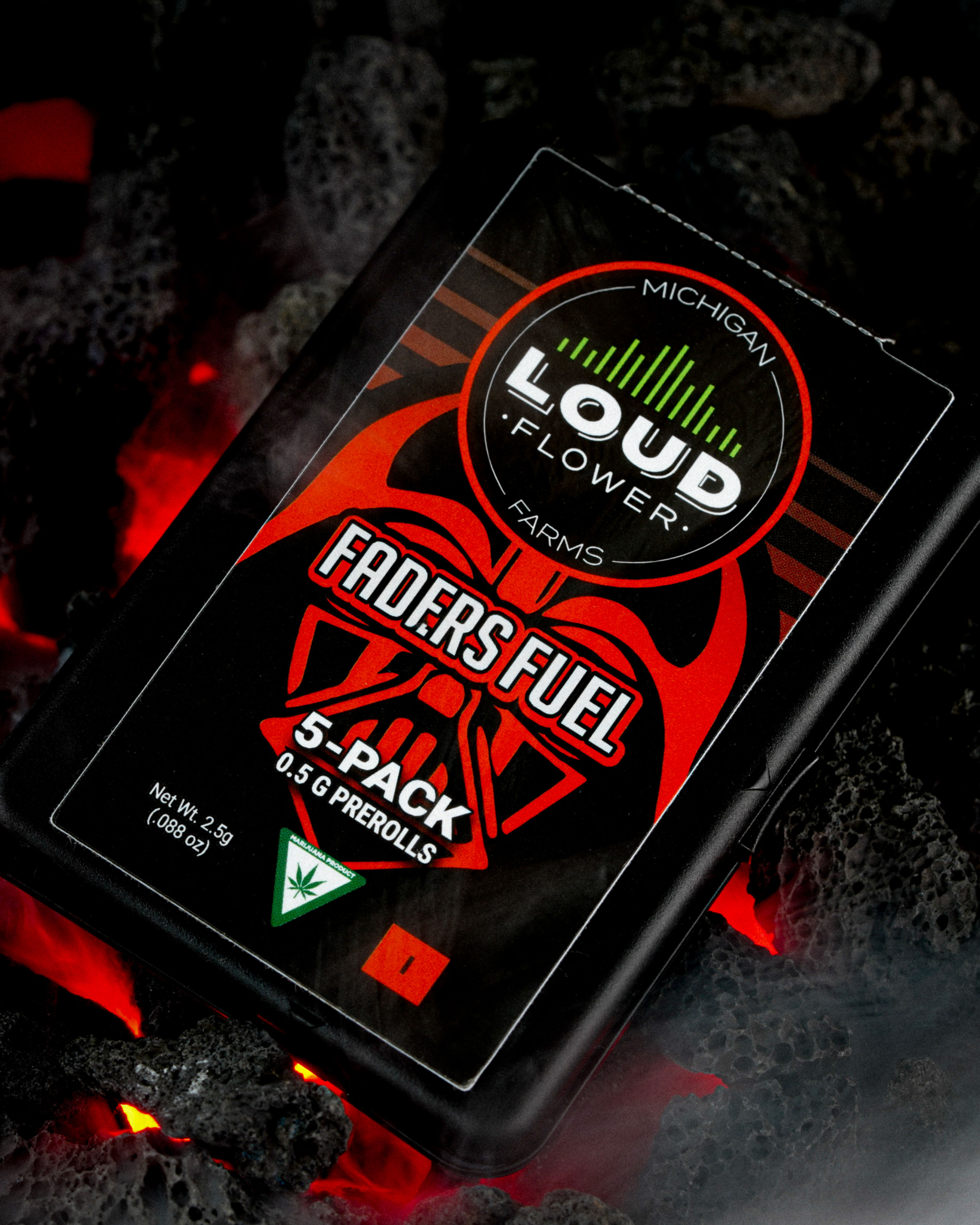 Photograph of product: LOUD FLOWER | Preroll Pack | Fader's Fuel