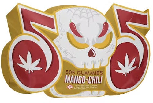 Photograph of product: 505 - MANGO CHILE | 100MG TH-oui | HYBRID - 20g