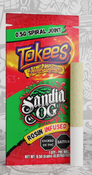 Photograph of product: Tokees Rosin INF- Sandia OG (S)