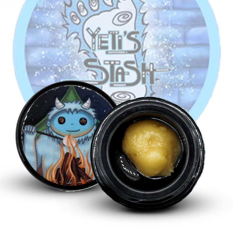 Photograph of product: Yetistash Banana Tangie Guava Live Rosin