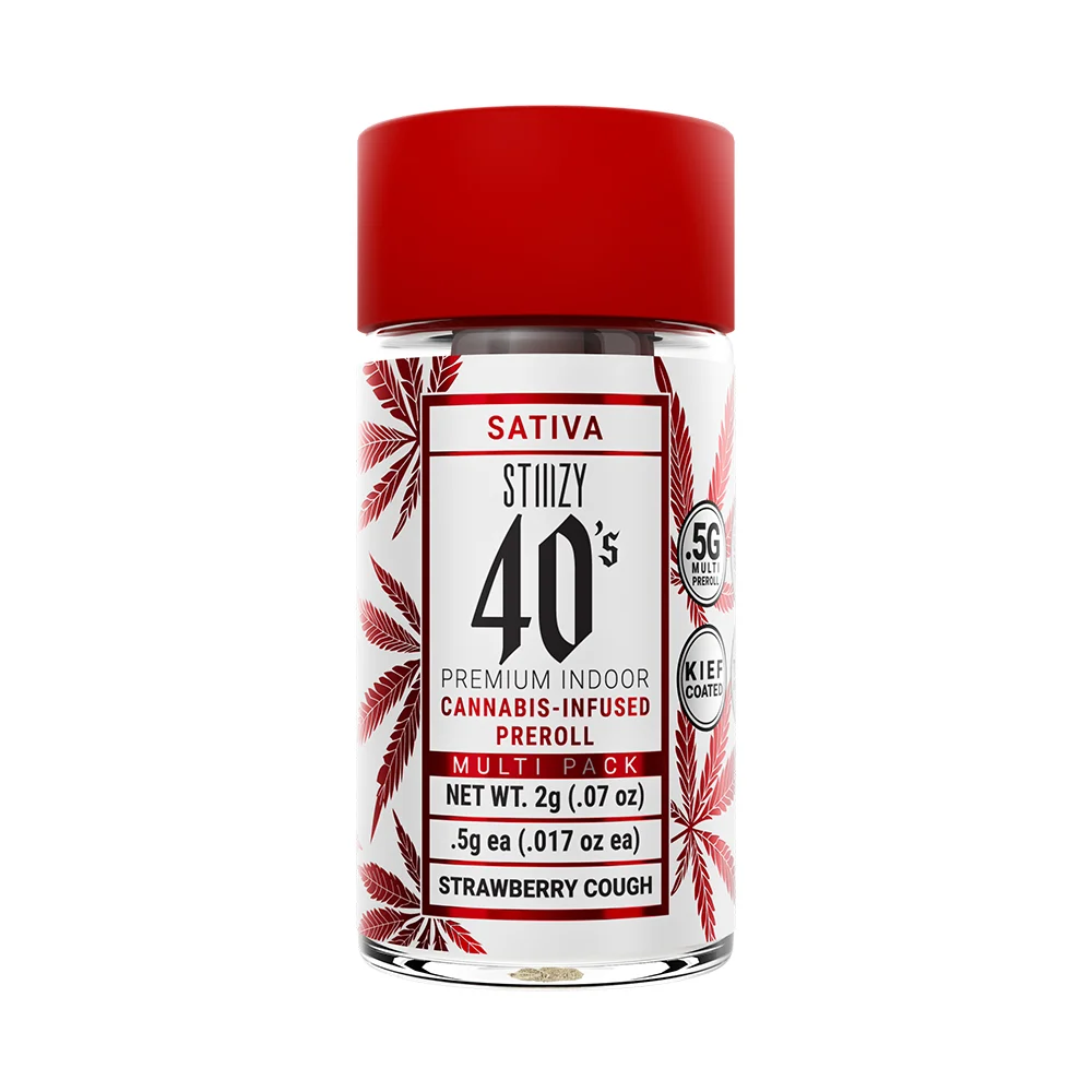 Photograph of product: 40s - Strawberry Cough - 4ct - 2g