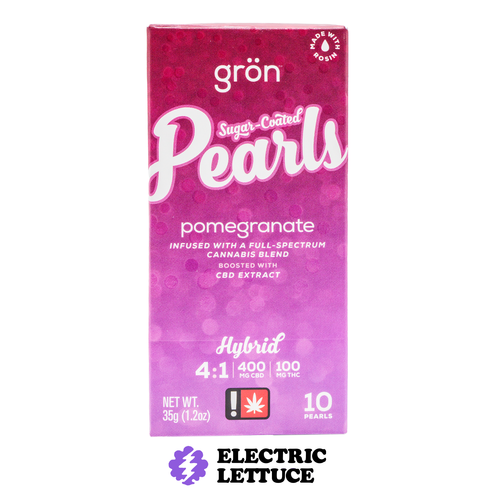 Photograph of product: Gron 4:1 Pomegranate Pearls 100mg