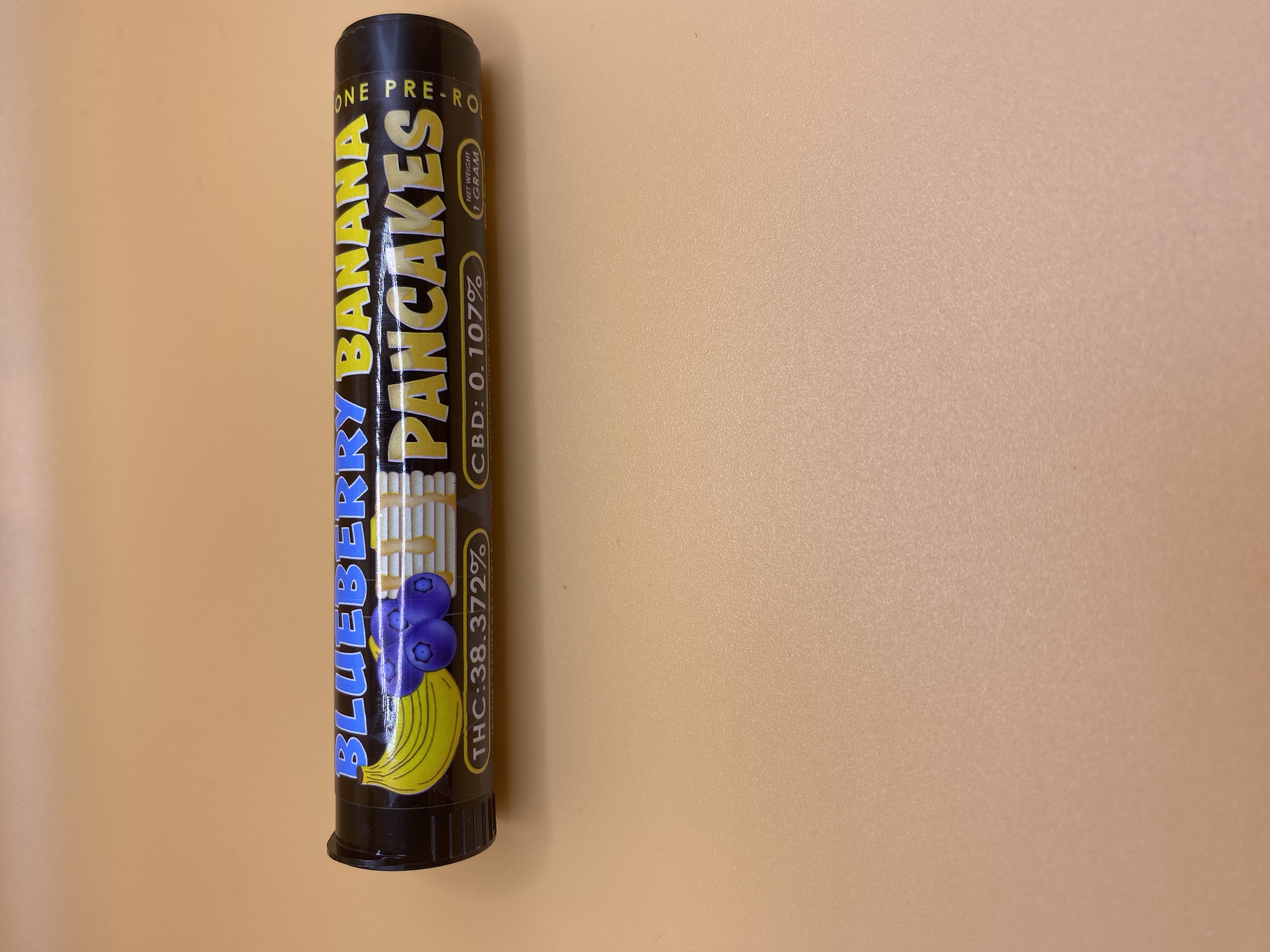 Photograph of product: Blueberry Banana Pancakes | 1g Infused Pre Roll