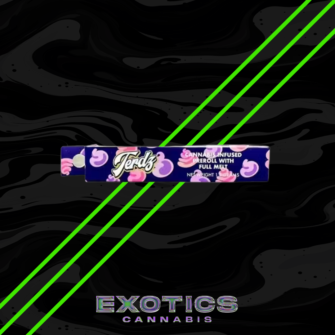 Photograph of product: Clout King - Terdz Full Melt Infused Pre-roll 1.3g (2/$40)