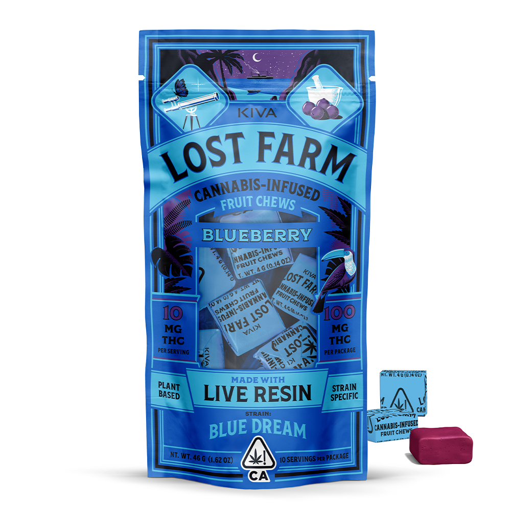 Photograph of product: LOST FARM BLUEBERRY CHEW