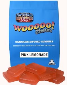 Photograph of product: Ric Flair Drip | 100mg | Woo Chews | Pink Lemonade
