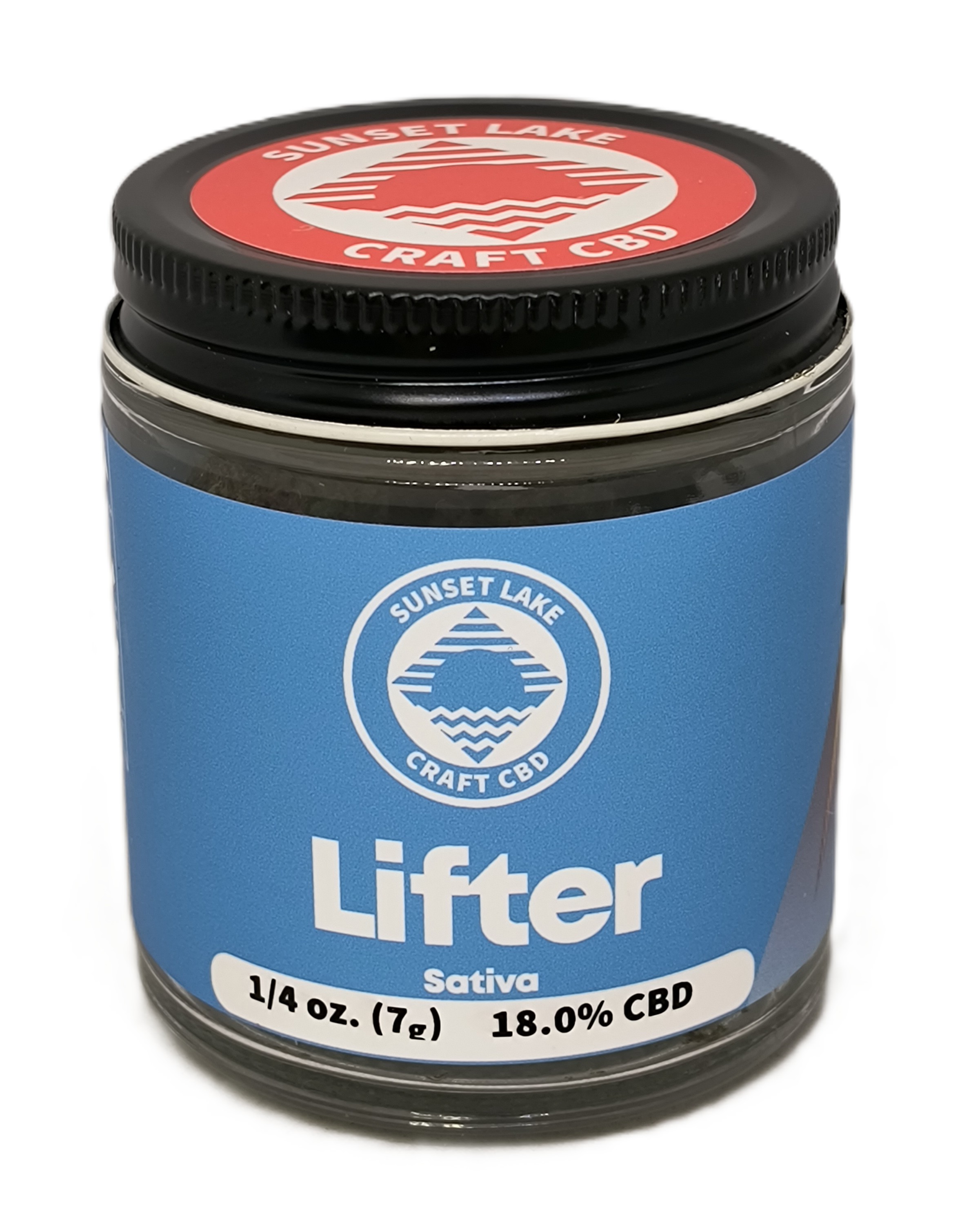 Photograph of product: Lifter CBD Flower Jar | Sunset Lake CBD