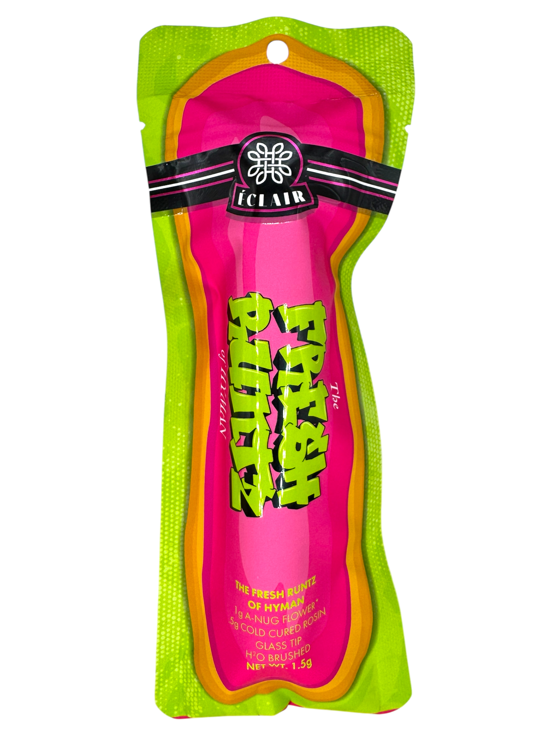 Photograph of product: Fresh Runtz Rosin Infused Eclair Donut