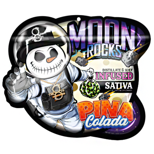 Photograph of product: The 8th by White Boy Rick Pina Colada Moon Rocks Pre-Packed 3.5g