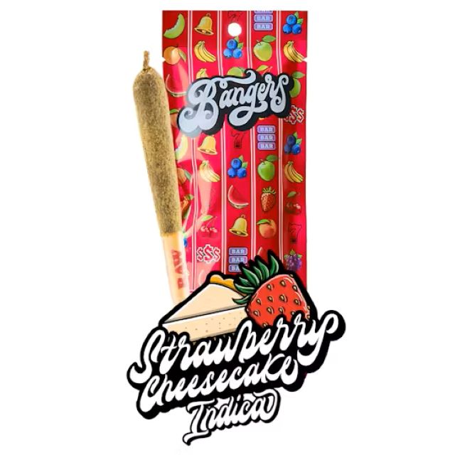 Photograph of product: BANGERS | STRAWBERRY CHEESECAKE 2PK- 1.2G PRE-ROLL
