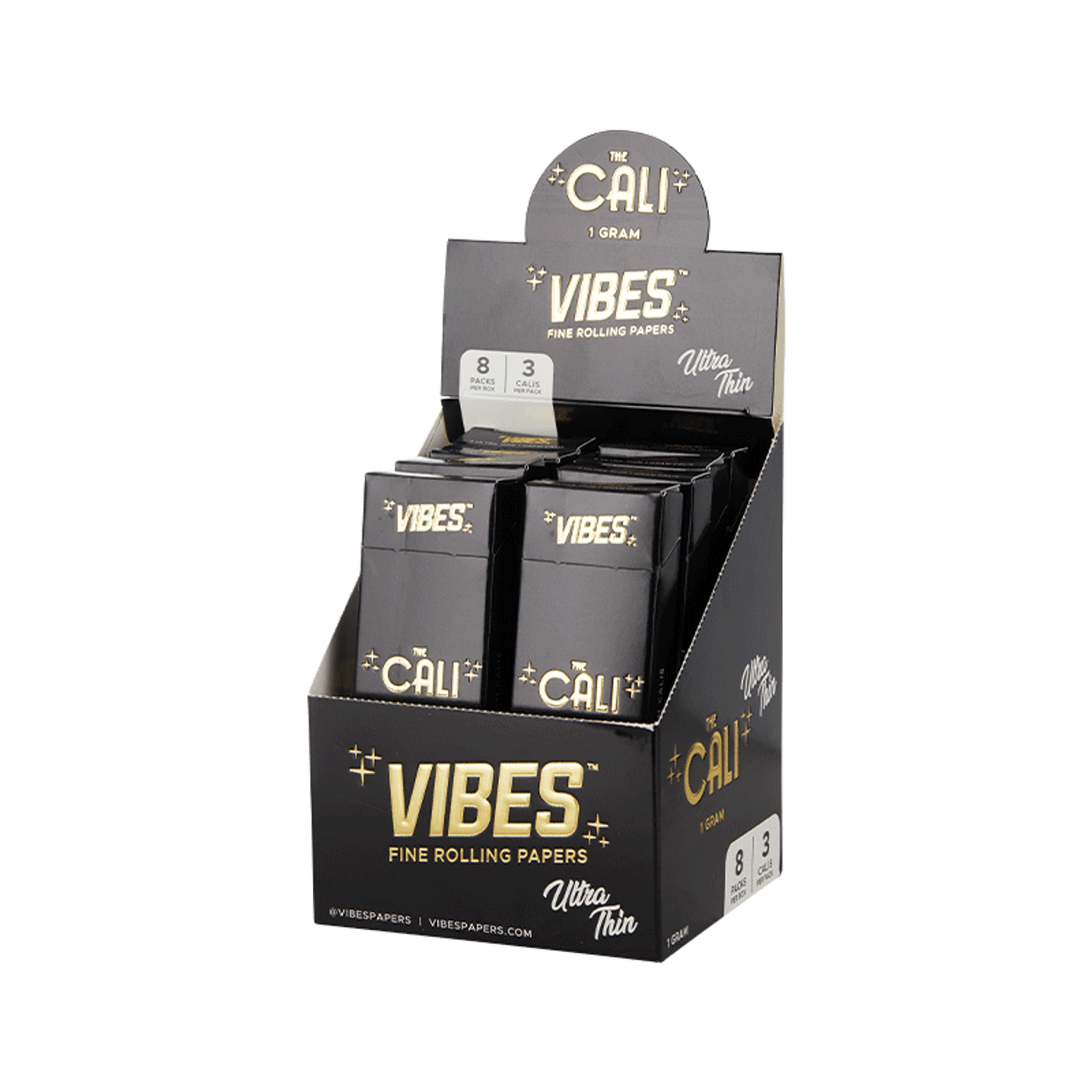 Photograph of product: Vibes | Ultra Thin Cones "The Cali 3pk