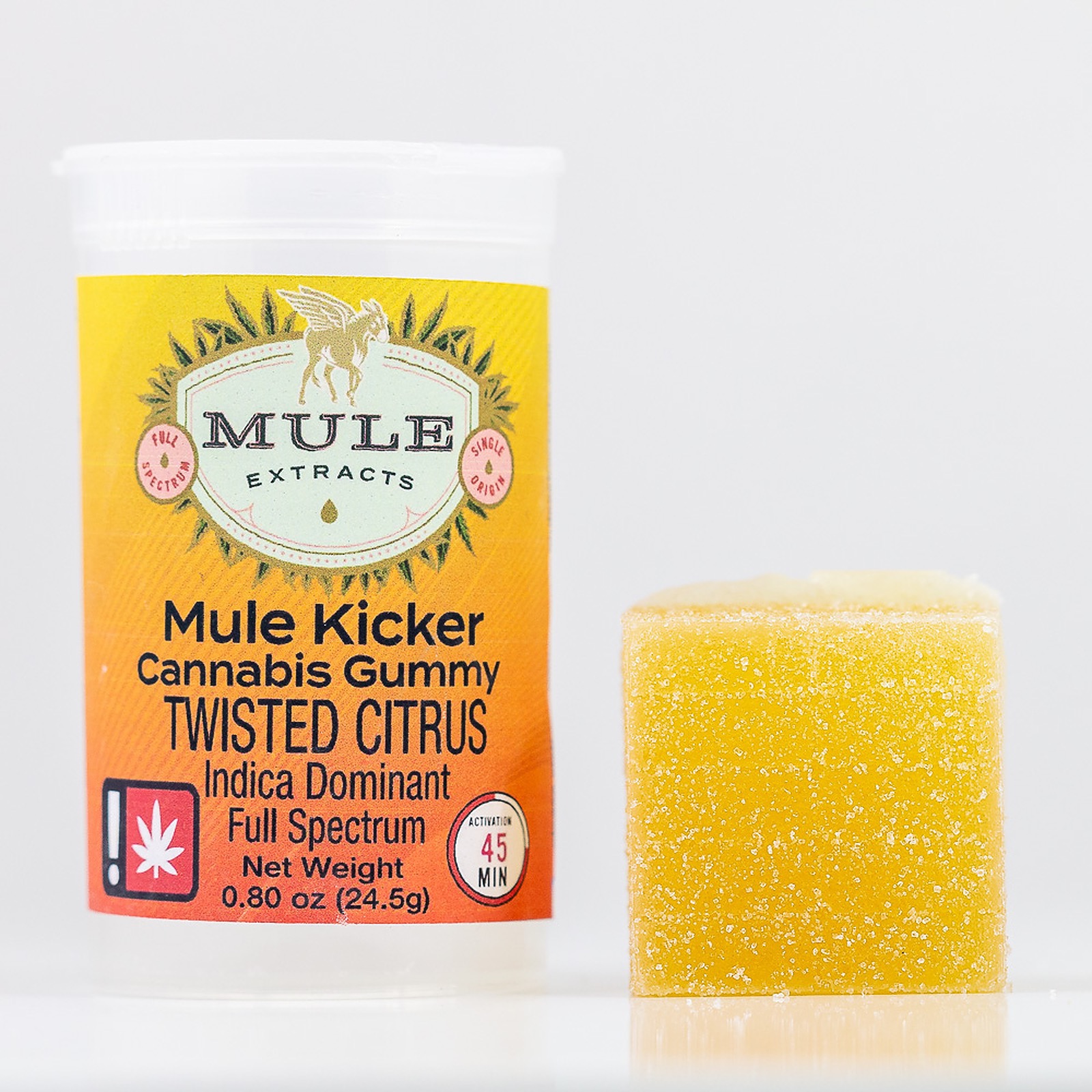 Photograph of product: Mule Extracts - Twisted Citrus 100mg Gummy (I)