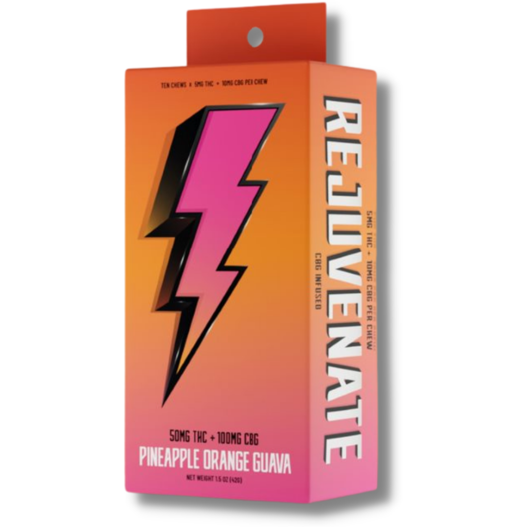 Photograph of product: CBG 2:1 Pineapple Orange Guava Rejuvenate 10pk 150mg Hi-Burst (DOH) - NWCS