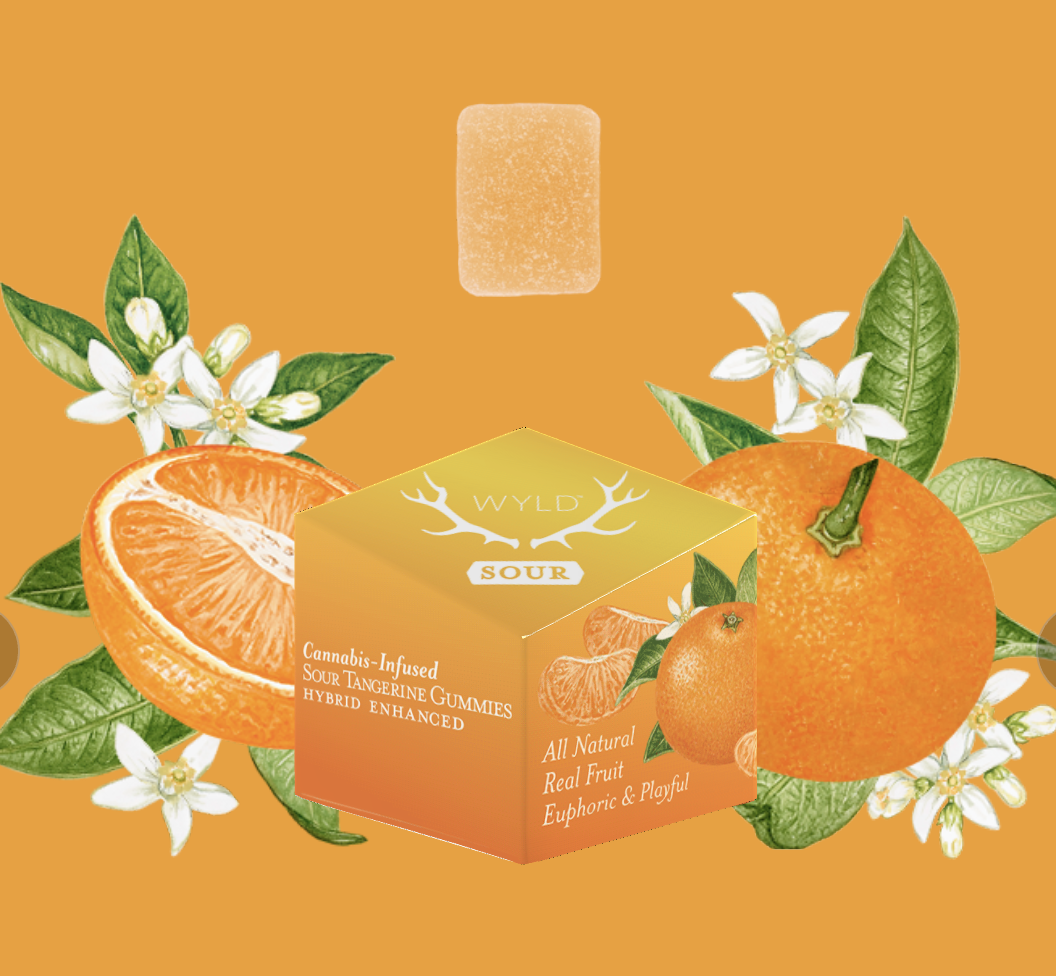 Photograph of product: Wyld - Sour Tangerine - 100mg - Hybrid