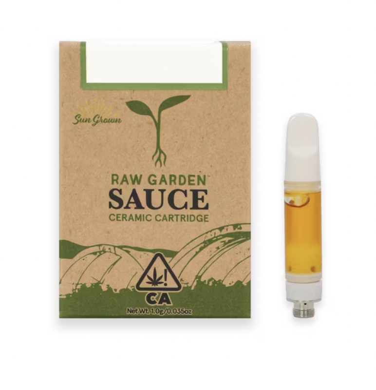 Photograph of product: Raw Garden | Tropicana Cherry live Sauce cart 1g | 70.90% TH-oui