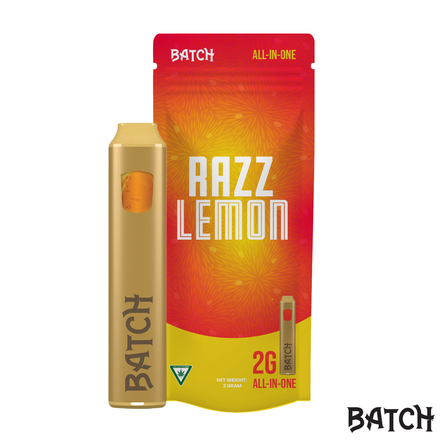 Photograph of product: Razz Lemon Disposable - 2g