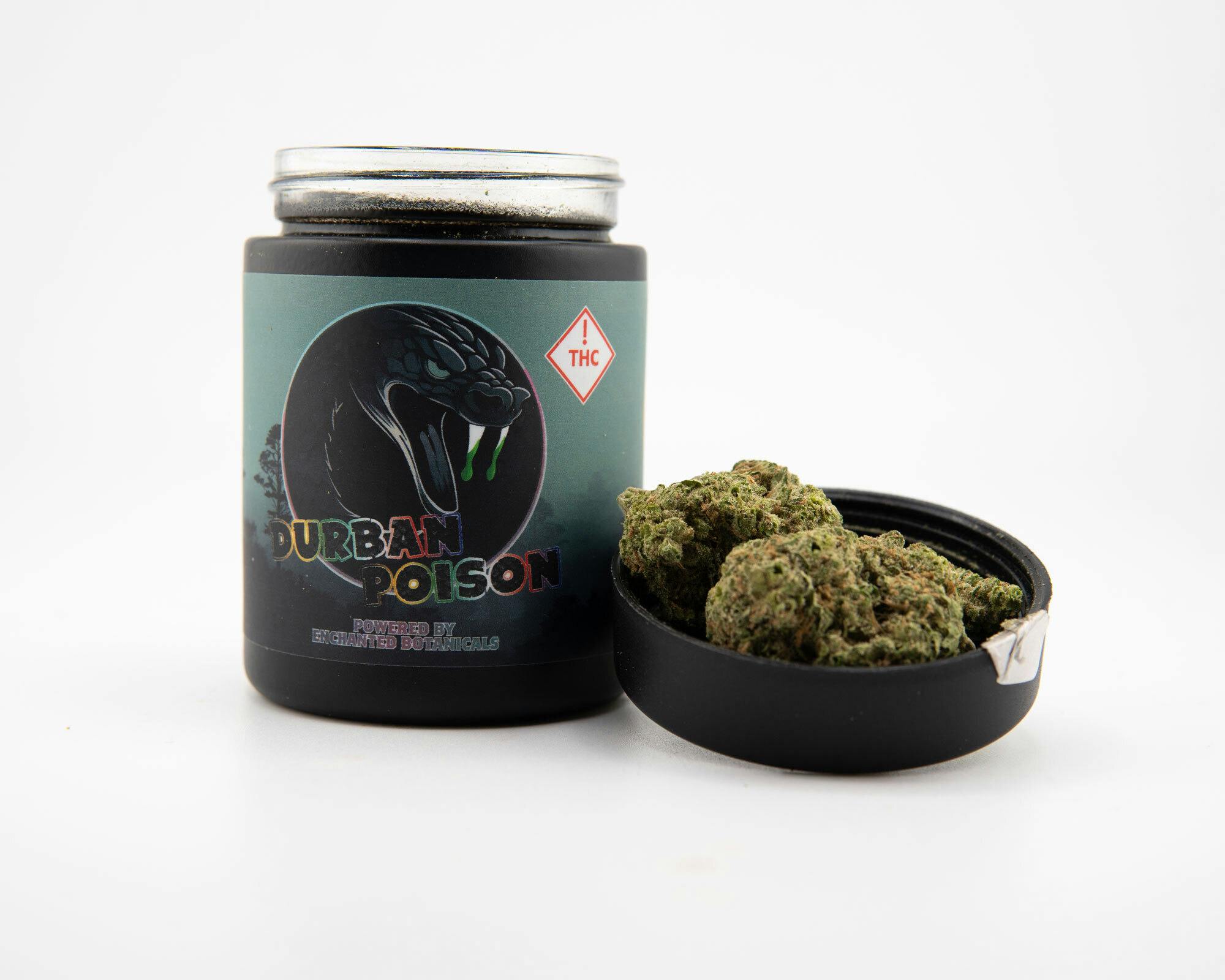 Photograph of product: EB's Durban Poison (S) 3.5g by Enchanted Botanicals