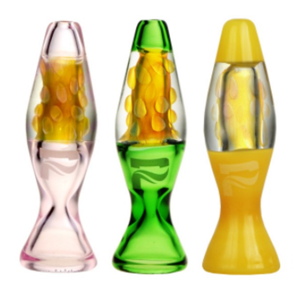 Photograph of product: HP47 PULSAR 3" LAVA LAMP ONE HITTER