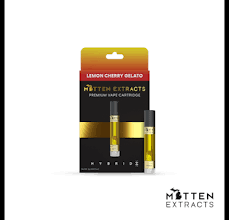 Photograph of product: Mitten Extracts | Lemon Cherry Gelato | 1G 510 Distillate Cartridge