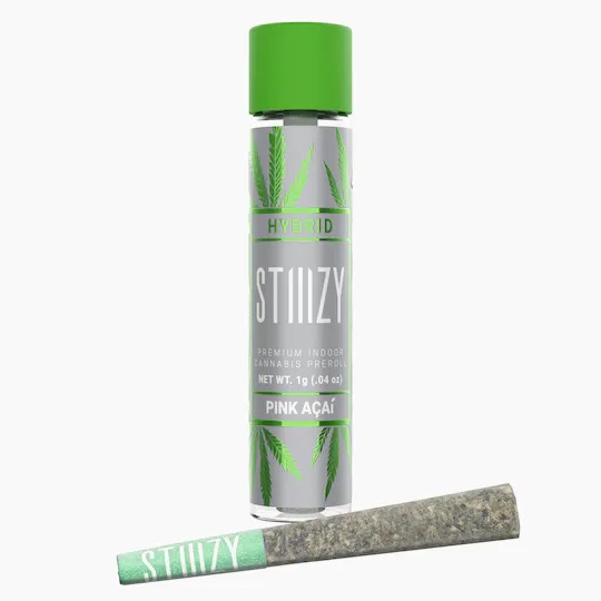 Photograph of product: STIIIZY - Infused Pre-Roll - Pink Acai Joint