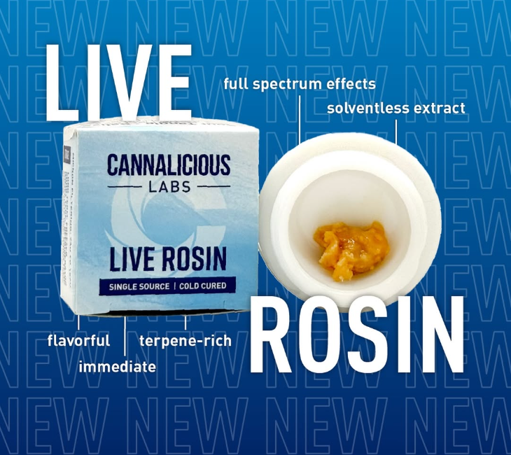 Photograph of product: Cannalicious Live Rosin - Sour Tangie