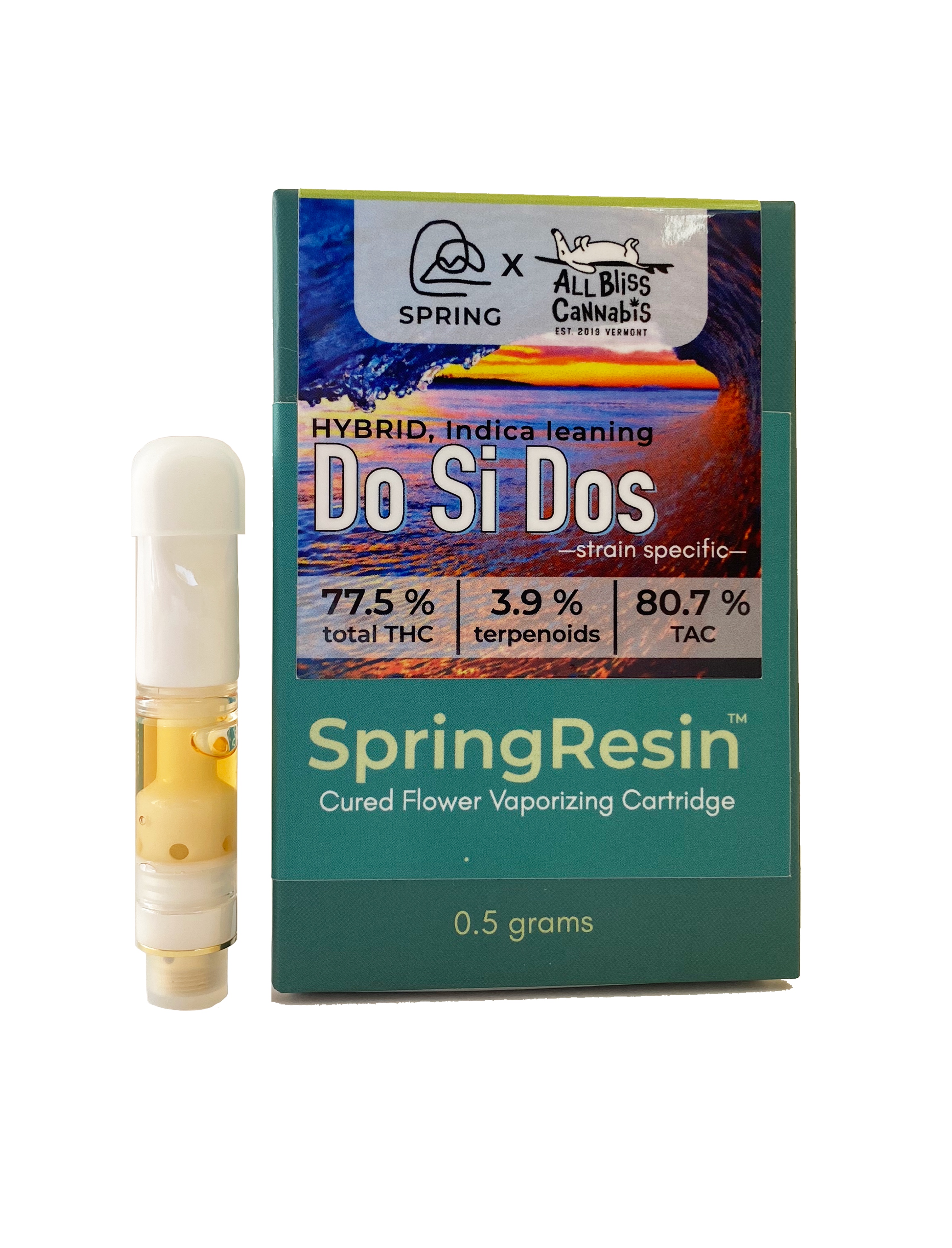 Photograph of Product: SpringResin Cured Resin Cartridge: Do-Si-Dos