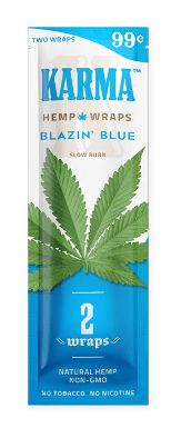 Photograph of product: Karma | Blazin' Blue | Flavored Hemp Wraps - 