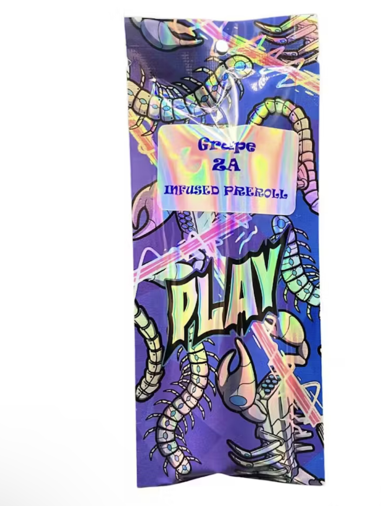 Photograph of product: AU Play: Grape Za Infused Preroll (I)