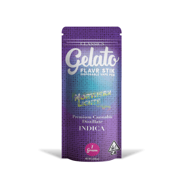 Photograph of product: Northern Lights 1g disposable | Gelato - 