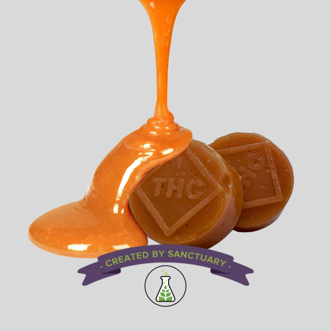 Photograph of product: Carmel Lozenges 100mg 10 pk