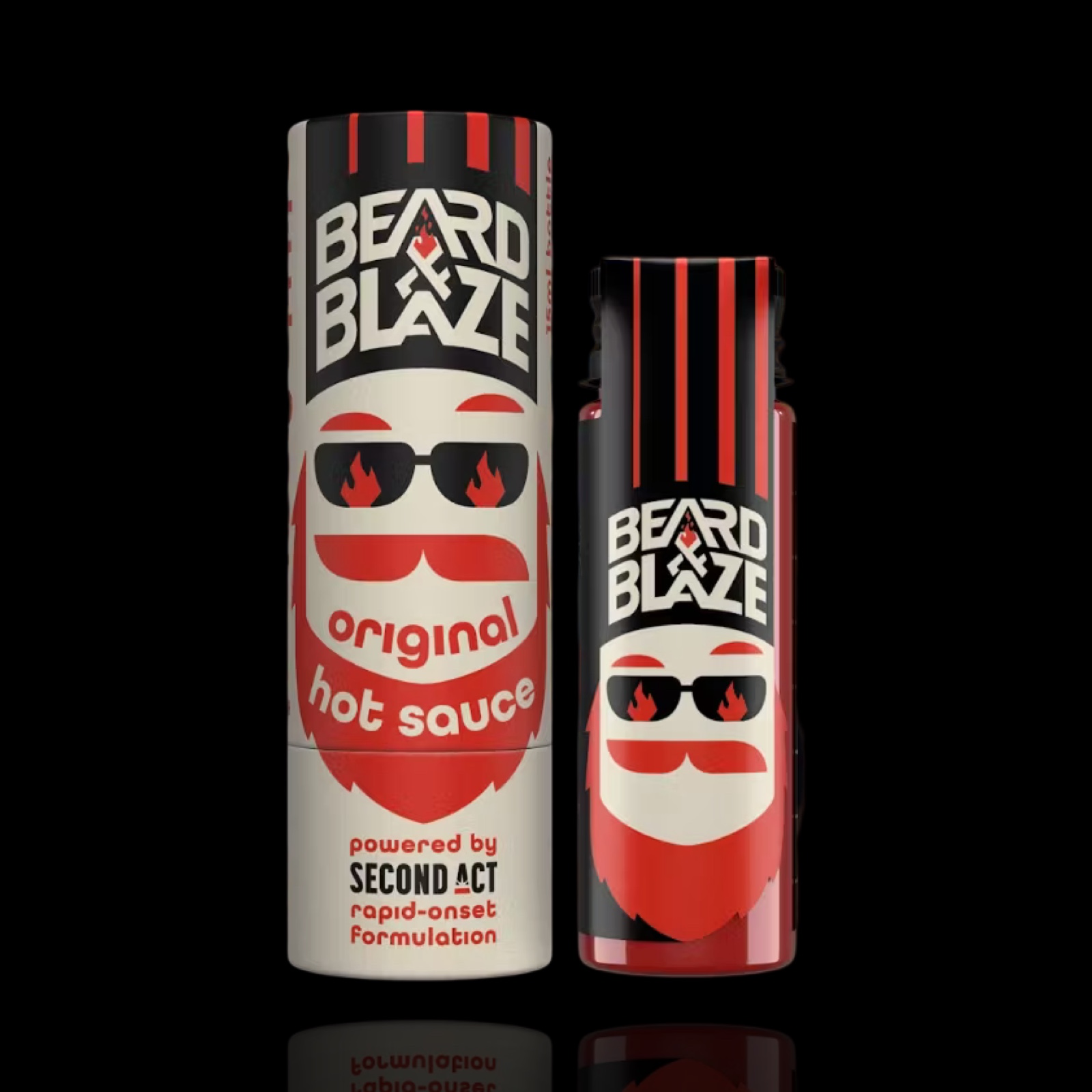 Photograph of product: Beard & Blaze Hot Sauce 10mg